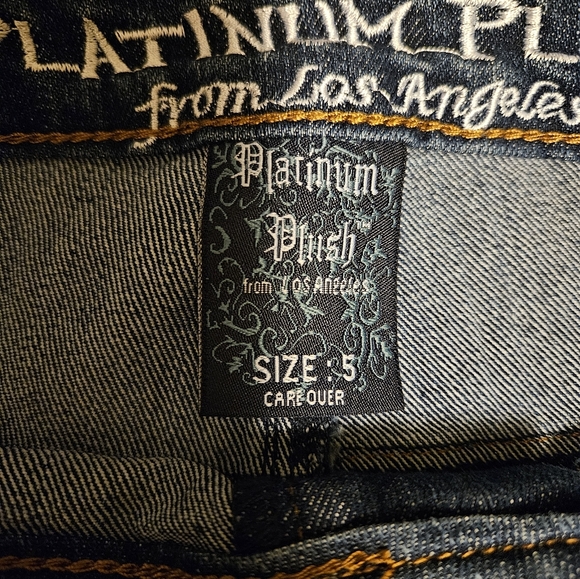 Platinum Plush slit front jeans - Picture 9 of 13